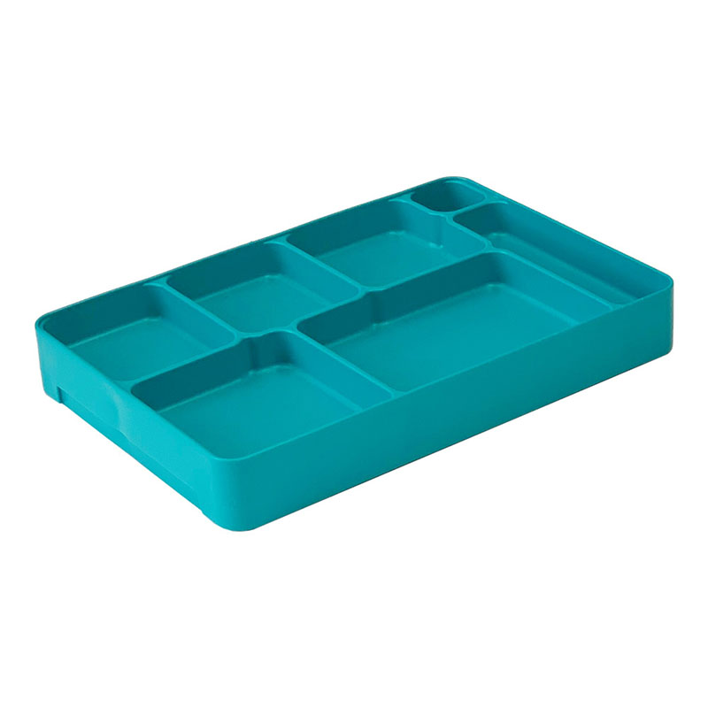 5-compartment MaxFlex prison and jail food tray self-locking SmartTray